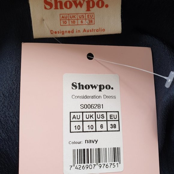 Showpo NWT | Size 10 | Long Sleeve Front Tie Up Consideration Mini Dress Lined - Picture 11 of 13